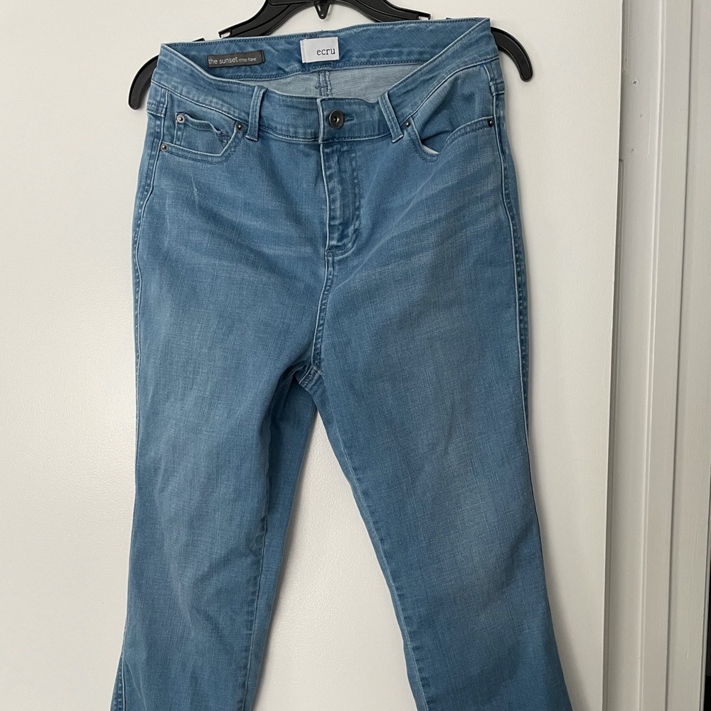 Ecru The Sunset Crop Flare Women’s Jeans